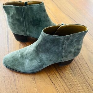 Franco Sarto Green Ankle Boots